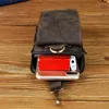 Waist Bags Men Fanny Pack Cell Mobile Phone Case Pocket Purse Travel Male Genuine Leather Hook Hip Bum Belt Bag