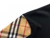 Sweats à capuche pour hommes Sweatshirts Designer Luxe Paris Haute Edition B 23SS Nouveau Pull Ba Plaid Print Art Col Rond Unisexe GULH