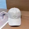 Fashion Ball Caps DesignerleTter Logo P Street Hat Wszechstronna czapka dla mężczyzny Woman Hats Klasyczne czarno -białe wysokiej jakości