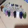 Pfeifen Aeecssories Glas-Wasserpfeifen Bongs Farbiges Skelett Einzelrad Farbiger Kopf Glaspfeife