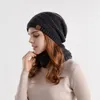 Basker varma vinterhatt kvinnor män beanies halsduk set plus fleece skallies för manlig termisk stickad öronflap mössa utomhus snö mössor