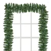 Fleurs décoratives 9 pieds, verdure de pin artificielle pour vacances de noël, escalier intérieur, accessoires de décoration de Table, cheminée de cheminée