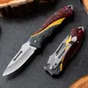 Coltello pieghevole tattico multifunzione Coltello da pancia Coltello da campeggio all'aperto Sopravvivenza Coltelli da tasca Strumento EDC portatile