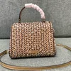 Borsa a mano mini borsa da sera in tessuto con perline Borsa tote Borsa di design di alta qualità Borsa a tracolla Borsa a tracolla con manico superiore Borsa in pelle nappa metallizzata con strass Borsa a mano a tracolla Borsa di lusso