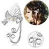 Rücken Ohrringe 1 Stück Frauen Mädchen Schöne ausgehöhlte Blume Schmuck Elf Nicht Piercing Links Rechts Ohrclip Manschette Modeaccessoires