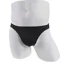 Underpants Men Elastic Enhance Pouch Thong Elasticity Slips Bikini Beachwear G-String Minikini Tangas Posing Youth T-back Underwear