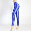 Leggings da donna estivi lucidi trasparenti ultrasottili senza cuciture sexy trasparenti attraverso i pantaloni da yoga trasparenti