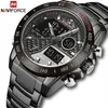 Nouvelle montre pour hommes NAVIFORCE haut de gamme marque de mode montre d'affaires à Quartz en acier inoxydable montre-bracelet de Sport Relogio Masculino LY12714