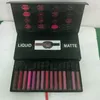 HB 16pcs Liquid Matte Lip Gloss Set Long Lasting Lips Makeup Lipgloss Kit