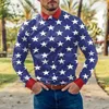 Chemises décontractées pour hommes haut d'entraînement hommes mode hommes imprimé à carreaux revers bouton manchette chemise à manches longues plage tenue Pack