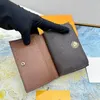 Portafoglio da donna con scatola Organizer per carte di credito in vera pelle Tasca con cerniera Borsa di alta qualità Borse da viaggio di grande capacità