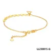 Collana girocollo pendente elegante moda donna gioielli ragazza regali catena oro LL230815 231129