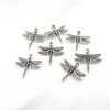 22848 45PCS Alloy Antique Silver Vintage Insects Dragonfly Pendant Charm Fashion Jewelry Accessory DIY Part234Z