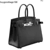 Designer-Taschen Damenhandtaschen 5A Vollständiges manuelles Wachsfadennähen BK30 Epsom Palmprint Kuhledertasche Tragbares Luxus-Schwarz mit Logo 5US2