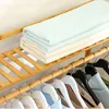 Organização moderna simples cabide de roupas de bambu casa quarto tipo cabide rack ousado resistente largecapacity multifuncional s
