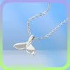 Mode Choker Ketting Sieraden Vintage Eenvoudige Walvis Fishtail Dolfijn Staart Charme Hanger Ketting Voor Femme Mannen Bijoux250U9155874