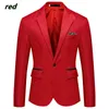 Herenkostuums Blazers 8 kleuren Herenpak Business Casual Geen ijzer Enkele rij Enkele knop Splitkraag Bruiloftsfeestjas Slim Fit Kantoorblazer 231128