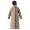 여자 다운 파카 패션 여성 겨울 재킷 겨울 재킷 진짜 모피 가짜 모피 칼라 아웃복 90 흰 오리 다운 가벼운 따뜻한 복어 재킷 231129