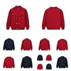Altri abbigliamento New Stly Winter Children Garten Uniforme della scuola media primaria con scollo a V doppio petto maglione lavorato a maglia Drop Delivery Dh7Hs