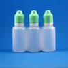 30 مل 100pcs/زجاجة قطارة بلاستيكية لوت مع مقاطع مزدوجة تلاعب واضحة للطفل أغطية آمنة للزجاجات القابلة للضغط السائل
