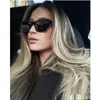 Solglasögon 276 Mica Designer Women Fashion Retro Cat Eye Shape Frame Glasses Summer Leisure Wild Style UV400 Protection Come with Dr DHLCA