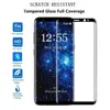 9D Glass Glass كاملة منحنية لـ Samsung Galaxy S10 S20 S21 Ultra S22 5G S23 حامي الشاشة Note 9 10 20 ultra Friendly Case with Retail Box