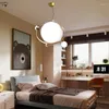 Pendant Lamps Nordic Designer Moon Light Planet Lights Creative Modern Fixtures Art Decor Kids Room Bedroom Restaurant Stairs