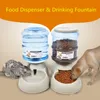 Feeding Home 3,75L Automatische voerbak voor huisdieren Drinkwaterfonteinen voor katten Honden Grote capaciteit Plastic huisdieren Hondenvoerbak Waterdispenser
