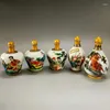 Butelki Znakomite interesujące chińskie porcelanowe ręcznie malowane starożytne historie postaci Kolekcje butelek