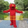 Długi futra Elmo Monster Cookie Mascot Costume dla dorosłych kreskówek strój postaci garnitur na dużą skalę Zabawne zabawne CX2006307K