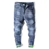 Pantaloni da uomo 2023 Jeans estivi Coreano Gioventù Sezione sottile Traspirante Cropped Stretch Tide Men 5