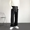 Pantaloni da uomo Grigio Nero Casual Moda uomo Pantaloni sportivi oversize Streetwear Pantaloni da jogging da uomo dritti allentati coreani M-3XL