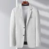 دعاوى الرجال 2023 معطف من ذوي الياقات الراقية للرجال Blazer Slim Fit Spring و Autumn Smart Polyester Blazers M-4XL