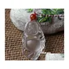 Pendant Necklaces And Nephrite Jade Buddha Pendant. Sakyamuni Carved Clear L0030 Drop Delivery Jewelry Pendants Dhx58