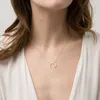 Anhänger Halsketten JUJIE Halskette Frauen Mond Schmuck Edelstahl Einfache Koreanische Trendige Persönlichkeit