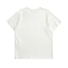 Damesontwerper T-shirt Correcte versie van kleding gebreide 1921 t-shirt knop koord in elkaar grijpende dubbele print mouw t-shirt