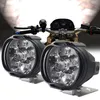 2 pezzi faro per motocicletta faro ausiliario impermeabile per moto faretto esterno faro ausiliario a luce LED impermeabile