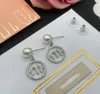 Boucles d'oreilles familiales polyvalentes en laiton pour femmes, petites et Super scintillantes, nouvelle collection 2023