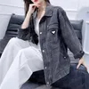 Letter Badge Denim Jackets Outwear For Women Classic Designer Coats Hiphop Street Style Jacket Streetwear