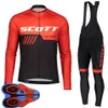 Primavera autum scott equipe dos homens conjunto camisa de ciclismo camisas manga longa bib calças terno mtb bicicleta outfits corrida uniforme ao ar livre 238k