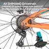 Vélos Hiland VTT à suspension complète 21 vitesses roue de 26 pouces pour hommes hommes femmes Bicyc Q231129