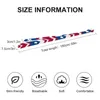 Bow Ties USA Flag Tie Red White And Blue Zigzag Leisure Neck Kawaii Funny For Men Graphic Collar Necktie Gift