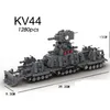 Julleksakstillbehör Kompatibla kreativa byggstenar MOC Restore World of Tanks KV 44 Heavy Tank Boy Birthday Present 231128