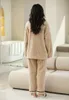 Dames nachtkleding pyjama dames warm gewaad set winter katoen plus size huishoudelijke pluche avondjurk gratis levering 231128