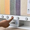 Organizzazione Scatola di immagazzinaggio automatica del riso sigillata Parete Contenitore di cereali per cereali Organizzatore Dispenser di alimenti secchi Utensile da cucina per la conservazione dei cereali