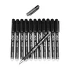 12pcs 0 5mm stylos à encre gel effaçable écriture lisse fournitures de papeterie scolaire couleur noire