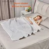 Elektrische deken Elektrische deken Verwarmd laken Thermische verwarming Bed 220v/110v 80x150cm Dubbele intelligente timing Dubbele dubbele controletemperatuur Q231130