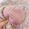Conjuntos 2023 Estilo coreano Otoño Lindo Color Amor Jersey Moda Cálido Suéter suelto Tops para niños Ropa Niñas de 2 a 8 años 231128