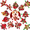 Hundkläder 10st små katt bowties jul husdjur leveranser fluga krage grooming accessoarer för hundar 231128