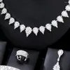 Necklace Earrings Set GODKI Luxury 4pcs UAE Dubai For Women Wedding Party 5A Cubic Zirconia Bridal Jewelry Gift